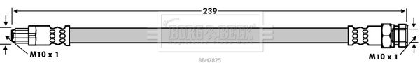 BORG & BECK Bremžu šļūtene BBH7825